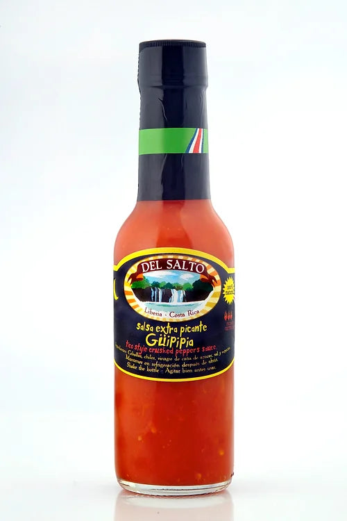 Salsa Extra Picante "Güipipia!" - Tico Style Crushed Peppers Sauce - 5oz