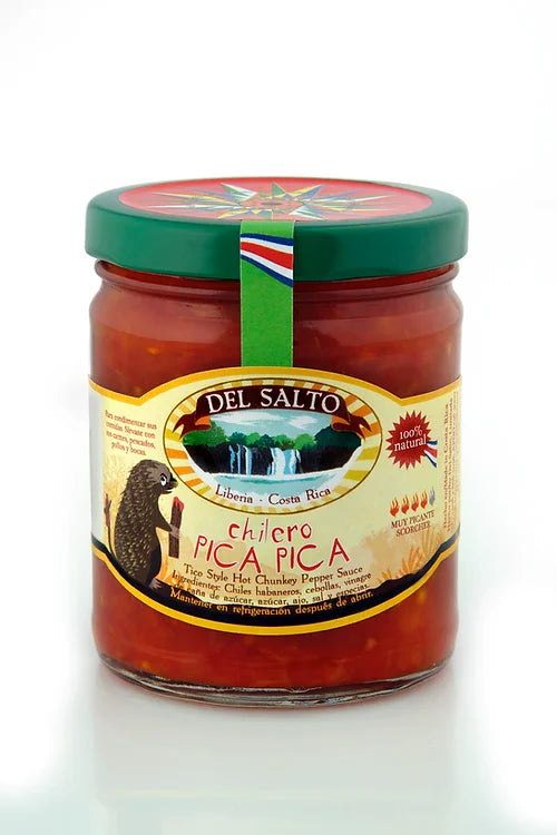 Chilero Pica Pica - Tico Style Hot Chunky Sauce - 9oz